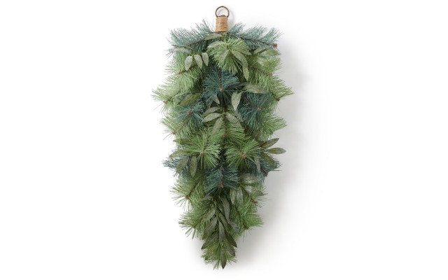  Green House Olive Leaves Drop, 28”H