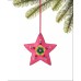  Merry and Brightest Christmas Ornaments, Pink, 1.7