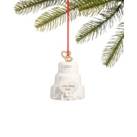 Holiday Lane Our First, Wedding 2021 Cake Ornament