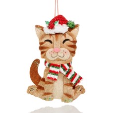 Holiday Lane Pets Smiling Cat Ornament