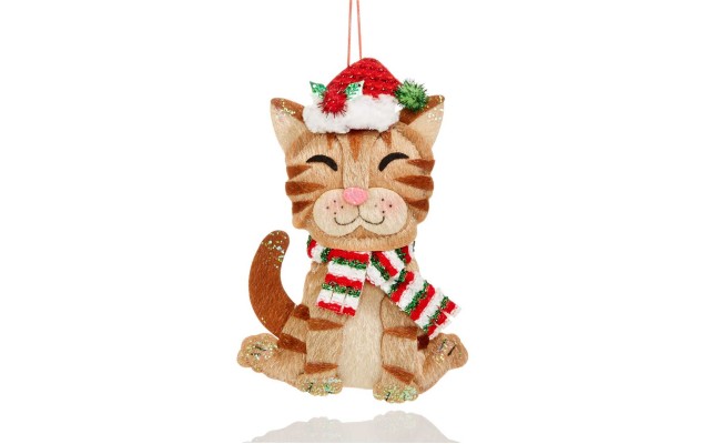  Pets Smiling Cat Ornament