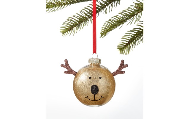  Santa’s Favorites Reindeer with Antlers Ornament