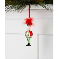 Holiday Lane Santa’s Favorites Soldier Ornament, Red