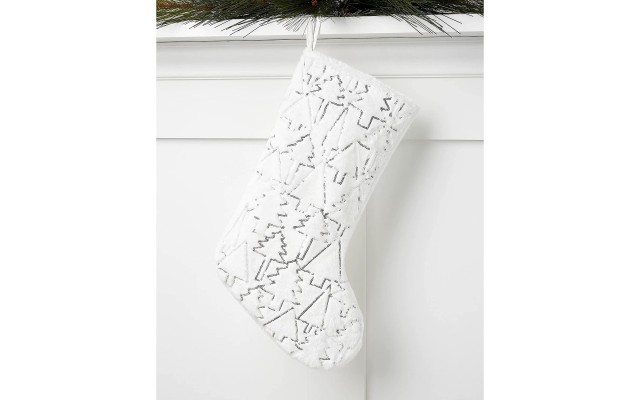  Sequin Tree Plush Stocking