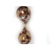  Set of 2 Glass Ornament