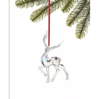 Holiday Lane Shimmer and Light Iridescent Reindeer Ornament