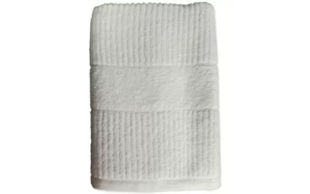 Home Design Soft Solutions Cotton 27″ x 54″ Bath Towels, White, 27x54
