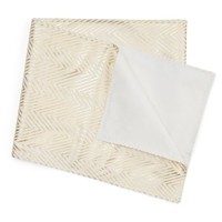 Homewear Lunar Chevron Table Runner, Natural/Gold