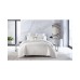  Avalon Comforter, King, Ivory