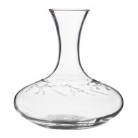 Hotel Collection Classic Etched Floral Decanter