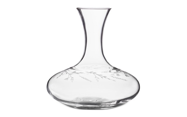  Classic Etched Floral Decanter