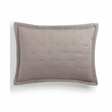 Hotel Collection Honeycomb Trellis Quilted Standard Sham, Gray, 20×28