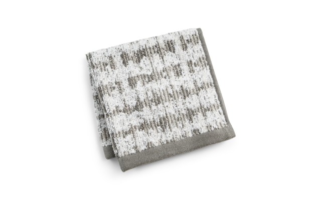  Ultimate Micro Cotton Mosaic 13″ x 13″ Wash Towel, Gray