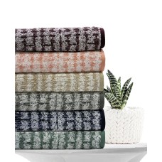 Hotel Collection Ultimate MicroCotton Mosaic 13″ x 13″ Wash Towel, Wine