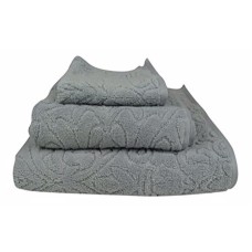 Hudson Park Collection Chateau Hand Towel, 20″ x 30″,Gray