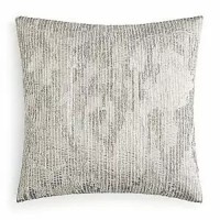 Hudson Park Collection Embroidered Texture Decorative Pillow