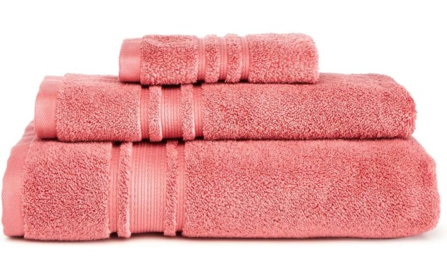  Collection Supima Hand Towel, Rustic Rose