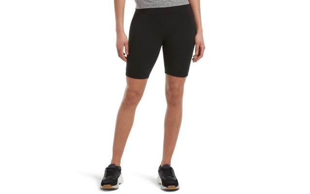  Essentials Women’s High Rise Bike Shorts, Black, 3X-Large