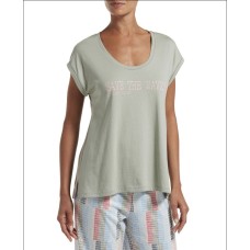 Hue Hue Save The Waves Tee Shirt Green Milieu