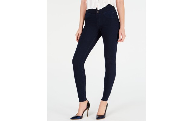 Women’s Original Smoothing Denim Leggings, Navy, X-Small
