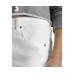  Women’s Ultra-Soft Denim High Rise Bermuda Shorts, White, Small