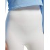  Women’s Play Reversible French Terry Ultra High Waist Capri Pants, White, M/L