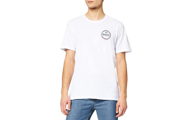  Everyday Washed Formula Short Sleeve T-Shirt, White, L
