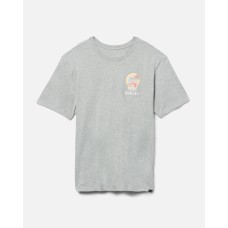 Hurley Men’s Everyday Washed Island Time Short Sleeve T-Shirt, Gray, X-Large