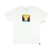  Mens Everyday Washed Lagoon Short Sleeve Shirt, White, Medium