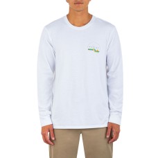 Hurley Mens Everyday Washed Slider Long Sleeve Shirts, XX-Large,White