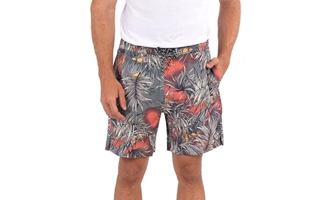  Mens Exp Dri Trek 17.5″ Shorts, Multi, X-Large