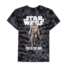 Hybrid Apparel Star Wars Men’s Graphic Tie Dye T-Shirt, Black, Small