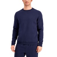 Id Ideology Men’s Fleece Pullover Crewneck Sweatshirts, Navy, Medium