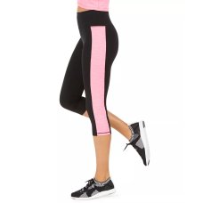 Ideology Colorblocked Cropped Leggings, Medium, Molten Pink
