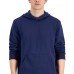  Mens Solid Fleece Hoodie, X-Large, Navy