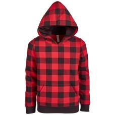 Ideology Unisex Big Kids, Little Kids Plaid Hoodie, Red/Black, 2T-3T