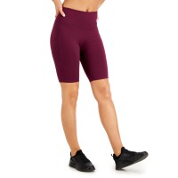 Ideology Women’s Compression High-Rise Bike Shorts, Medium, Red Pear