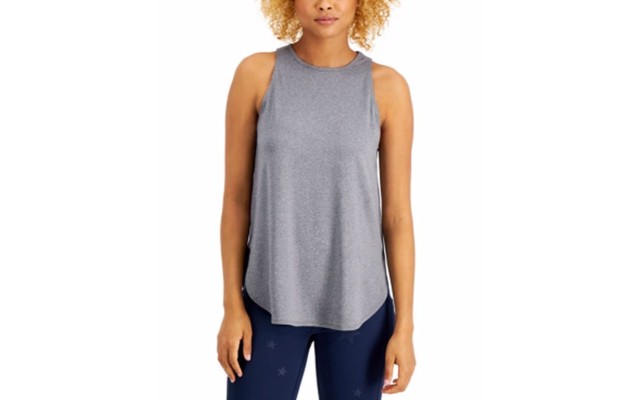  Women’s Essentials Sweat Set Tank Top, X-Small, Gray