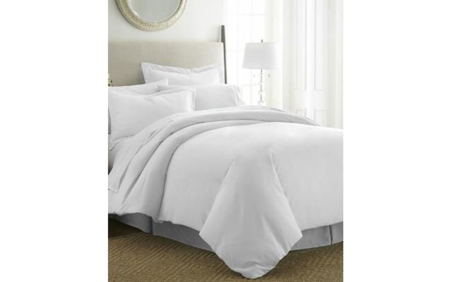  Essential Colors Duvet Cover Set Ultra Soft Microfiber Bedding  Duvanizaleset Cover Set, Twin XL, White