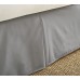  Microfiber Polyester Bed Skirt,Gray,Full