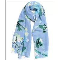 Inc Dreamy Floral Pashmina Scarf, Blue