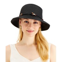 Inc International Concepts Beaded-Band Cloche Hat, Black