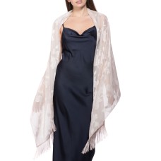 Inc International Concepts Clipped Floral Evening Wrap, Blush, One Size