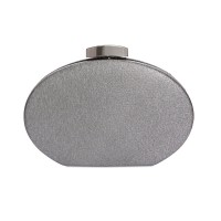 INC International Concepts Ellanna Oval Clutch Handbag, Gray
