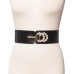  Concepts Embellished Stretch Belt, Black, Medium / Large