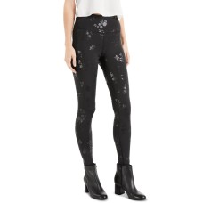 Inc International Concepts Floral-Embossed Compression Leggings