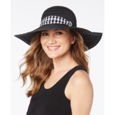 Inc International Concepts Gingham-Tie Floppy Hat