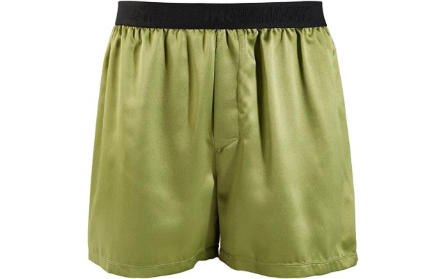  Mens Bottoms Comfort Boxer, Green, X-Large