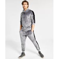 Inc International Concepts Mens Funnel-Neck Shirt , Grey, B25, 2XLarge