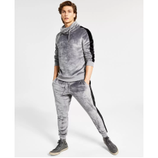 Inc International Concepts Mens Funnel-Neck Shirt , Grey, B25, 2XLarge